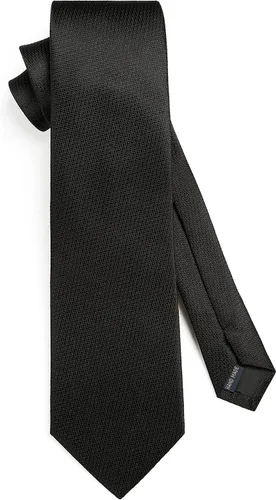 Miniatura 112 de HISDERN Conjunto de corbata a cuadros a cuadros pañuelo tejido clásico formal para hombre corbata y bolsillo cuadrado