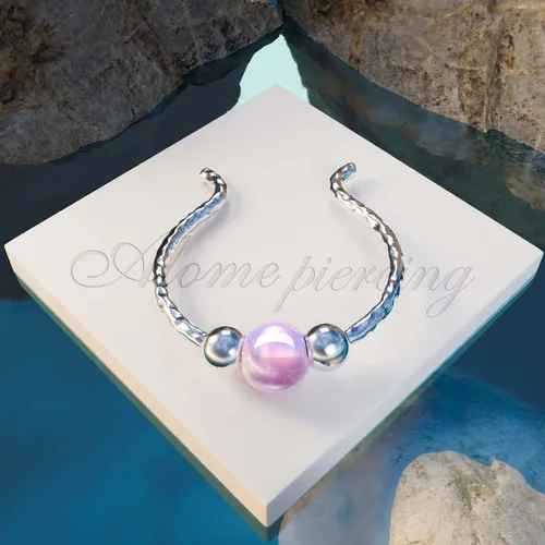 Miniatura 23 de Fake Opal Septum Rings