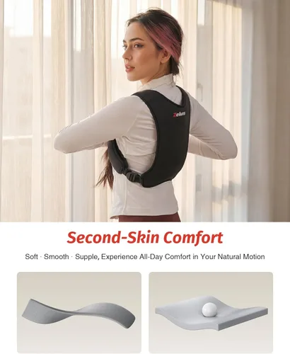 Miniatura 6 de ZELUS Chaleco con peso, lavable en Z-Fit chaleco con peso de hierro suave para mujeres y hombres, chaleco de peso de 5/10/15 libras con tiras Negro