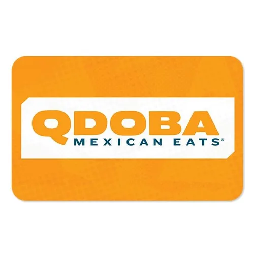 Qdoba Mexican Grill Tarjeta de regalo electrónica | Digital Delivery