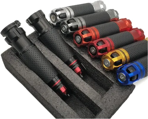 Miniatura 2 de Agarres universales para manillar de motocicleta CNC de 22 0.945 in, extremos de manillar para Yamaha FZ6 FAZER FZ8 XJ6 Diversion XSR TDM 700 900 MT