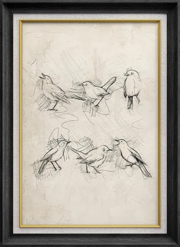 Miniatura 60 de SIGNWIN Arte de marco de alta calidad, elegante, vintage, ilustraciones de dibujo de árbol, arte fino, arte tradicional icónico para sala de estar