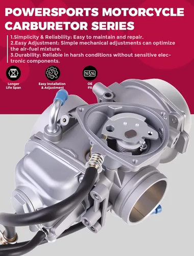 Miniatura 3 de Carburador para Polaris Sportsman 500 HO 2001-2006 2008-2013 (solo HO)/Polaris Scrambler 500 4X4 1998-2012/Polaris Worker 500/Polaris ATP 500