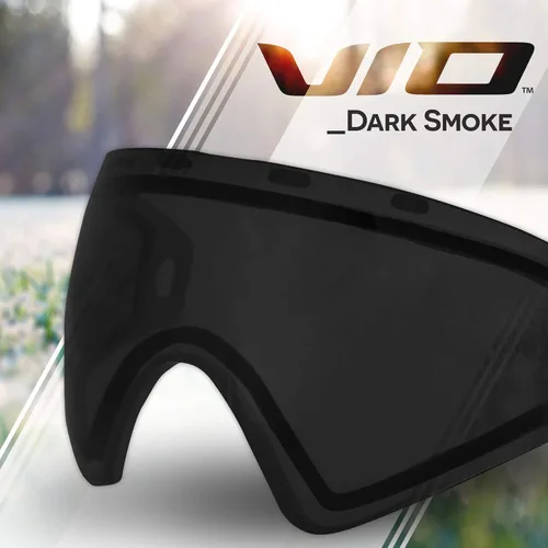 Miniatura 2 de VIRTUE VIO - Lentes de repuesto para paintball, se adapta a máscaras VIO Ascend/Contour/Extender y XS Ahumado oscuro