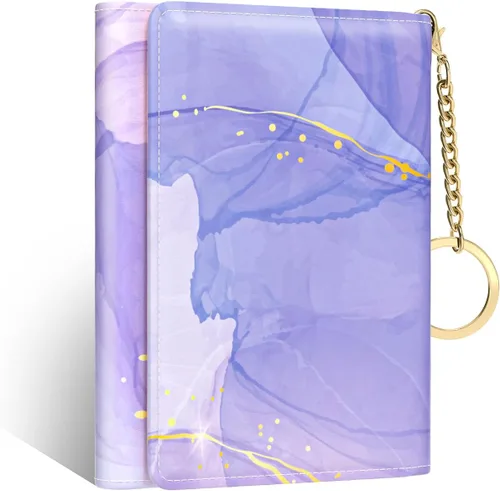 Miniatura 14 de Nipichsha Cartera para mujer, pequeña cartera para tarjetas de crédito para mujer, cartera delgada con tarjetero RFID, Moda