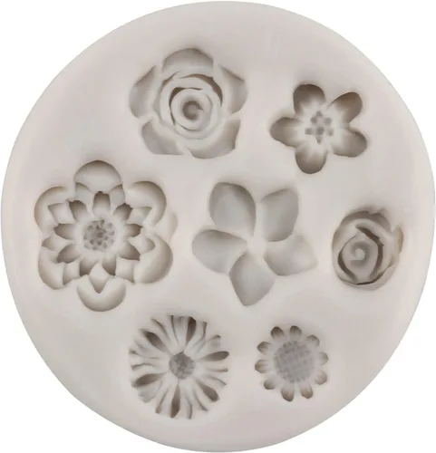 Miniatura 3 de Moldes de silicona de flores Molde de caramelo de fondant de margarita para decoración de pasteles Decoración de cupcakes Pasta de goma de chocolate