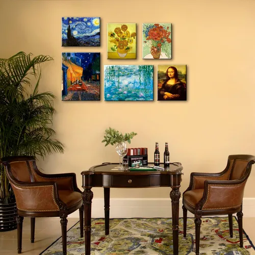 Miniatura 5 de msspart Almendro en flor por Vincent Van Gogh Pinturas al óleo reproducción, Impresión Giclee en lienzo Arte en pared para dormitorio, baño