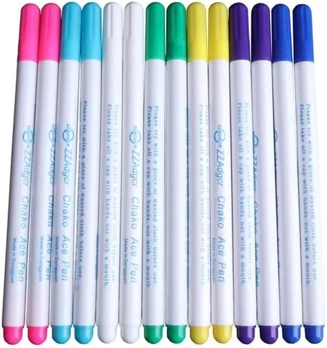 Miniatura 5 de 7 rotuladores no permanentes, bolígrafos de tela borrables en agua, bolígrafo de bordado soluble, lápiz de tinta que desaparece, bolígrafo de tinta