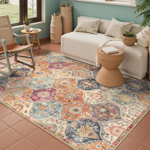 Miniatura 53 de Lahome - Alfombra de marroquí tejida, alfombra para cocina, pasillo, antideslizante, pasillo para entrada, pasillo de lavadero, dormitorio, 274 x