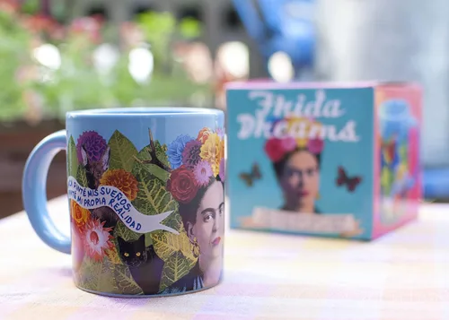 Miniatura 4 de The Unemployed Philosophers Guild Frida Kahlo Art Coffee Mug - Citas famosas en inglés y español