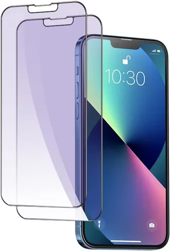 PERFECTSIGHT Protector de pantalla de vidrio templado antiluz azul compatible con iPhone 12 y iPhone 12 Pro de 6.1 pulgadas versión 2020, cuidado de