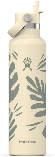 Miniatura 23 de Hydro Flask Botella de agua – Acero inoxidable aislado – Tapa flexible con pajita de boca estándar, antiderrames, a prueba de fugas y recargable