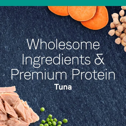 Miniatura 6 de CANIDAE Pure Limited Ingredients Paquete de comida seca prémium para gatos, recetas de salmón y atún de peso saludable, 5 libras (paquete de 2), sin