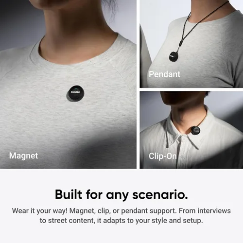 Miniatura 9 de Insta360 Mic Air (1 TX + 1 RX), Micrófono Inalámbrico con Cancelación de Ruido, Alcance de 300m, para USB-C iPhone/Android/PC/Mac, Vlog, Transmisión