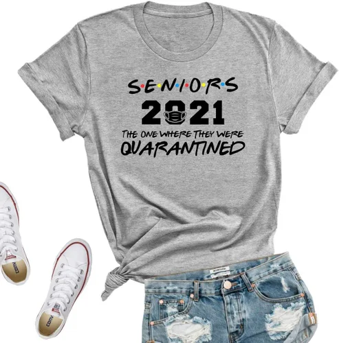Seniors 2021 Quarantined tshirt, Seniors the one where they were quarantined 2021 T-Shirt, Friends Parody The One Quarantine, Seniors 2021 Shirt,