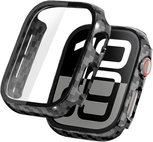 Miniatura 16 de Juego de 2 fundas de PC duro para Apple Watch SE 3 (2025) / SE2 / SE / Series 6/5/4, protector de pantalla de 40 mm, con protector de pantalla
