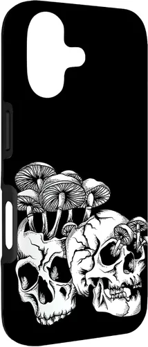 Miniatura 3 de Skull Goth Gothic Occult Emo Satanic Mushroom Skeleton Case for iPhone 17