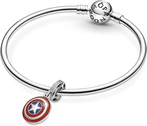 Miniatura 5 de PANDORA 790780C01 Marvel The Avengers Capitán América Shield Charm