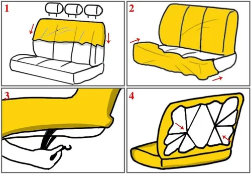 Miniatura 5 de AFPANQZ Funda protectora para asiento trasero de automóvil, con bandera patriótica estadounidense, solo para asiento trasero de automóvil, camión