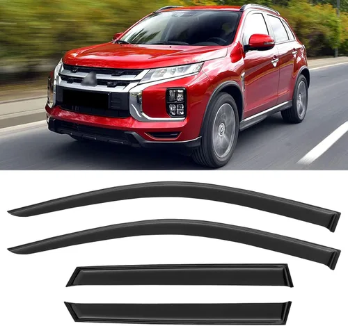 Miniatura 172 de YQAUTEC Viseras de Ventana Protectores de Lluvia para Honda Civic 2022 2023 2024 2025 2026, Deflectores de Viento de Ventilación de Ventana Fuera