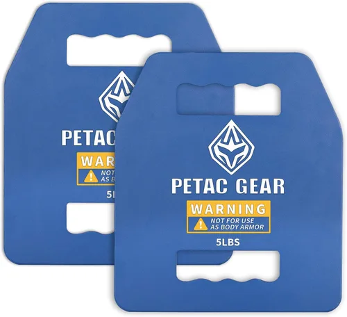 Miniatura 12 de PETAC GEAR Placas de Peso Tácticas Para Chaleco Con Peso Para Hombres Entrenamiento, 5/10/15/20 LBS Equipo de Chalecos de Entrenamiento de Fuerza