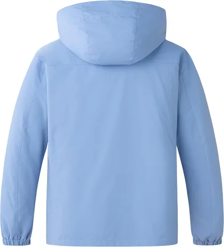 Miniatura 2 de Wantdo Abrigos de invierno 3 en 1 para mujer, chaqueta de esquí impermeable con capucha, chaqueta de snowboard
