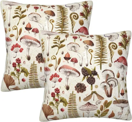 Miniatura 28 de Juego de 2 fundas de almohada de estilo étnico vintage, estampado geométrico azteca, étnico, tribal, para dormitorio, sala de estar, sofá