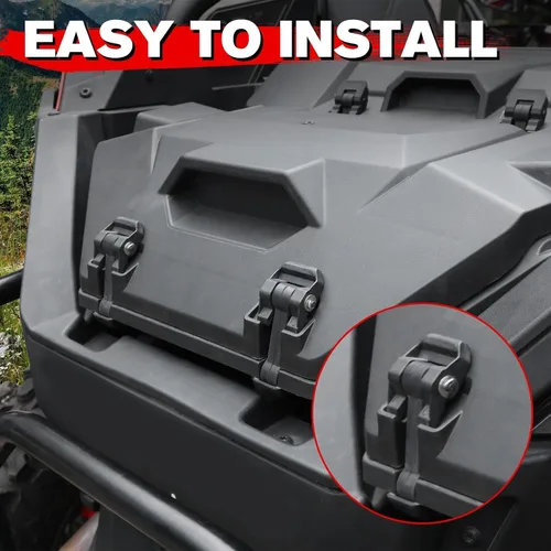 Miniatura 8 de A & UTV PRO Caja de Carga Trasera de 42 QT para 2020-2026 Polaris RZR PRO XP/RZR PRO XP 4/2022-2024 RZR Turbo R Accesorios, Contenedor