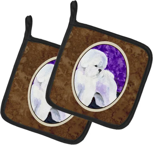 Miniatura 92 de Caroline's Treasures SS8617PTHD - Juego de soportes para ollas de cocina resistentes al calor, almohadillas calientes para horno para cocinar, Husky