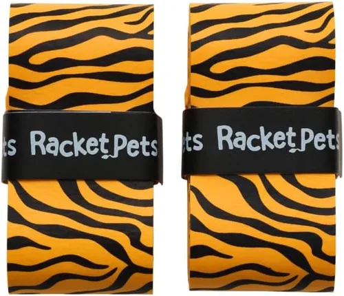 Miniatura 5 de Racket Pets Raqueta de tenis para niños, cinta antideslizante de agarre de tenis con estampado animal para raquetas juveniles, divertido agarre