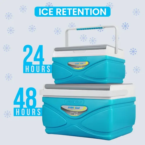 Miniatura 5 de Enfriador de pícnic – Enfriador duro de 4.5 litros – Coolbox mantiene el contenido fresco durante 48 horas – Enfriador exterior sin BPA – Enfriador