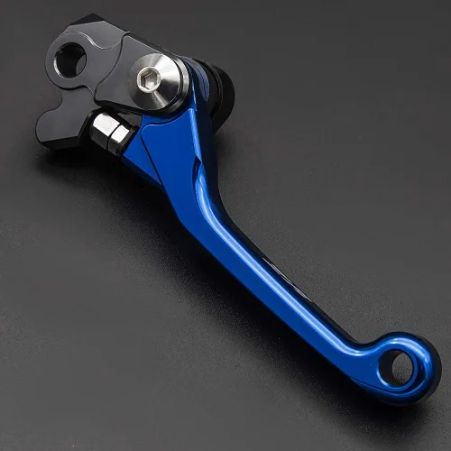 Miniatura 5 de Krace Juego de palancas de freno y embrague pivotantes CNC para motocross de bicicleta de tierra compatible con YZ80/85 2001 2002 2003 2004 2005