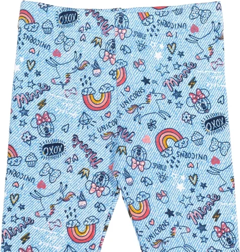 Miniatura 7 de Disney Minnie Mouse Princess Frozen Little Mermaid T-Shirt Leggings and Scrunchie 3 Piece Outfit Set Infant to Big Kid