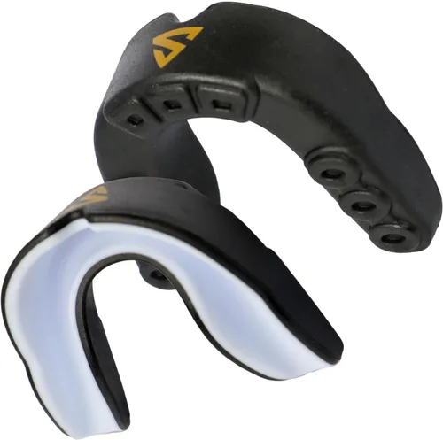 Protector bucal con funda, para fútbol, boxeo, lacrosse y otros deportes de contacto, ajuste personalizado, transpirable, extraíble, ligero, para