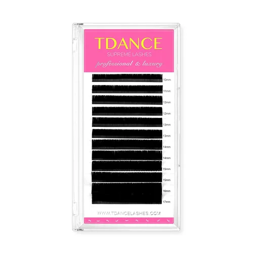 Miniatura 13 de Extensiones de pestañas TDANCE, pestañas falsas de color negro mate, CC D DD J B L, volumen y pestañas clásicas, extensiones de pestañas 0