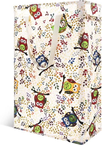 Miniatura 19 de Odonata Cesta de lavandería delgada con asas, cesta plegable para ropa sucia, bolsa de ropa sucia estrecha, cesta plegable para ropa sucia, 45 Gris