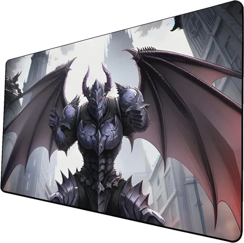 Miniatura 26 de Tapete de juego de cartas coleccionables AI Painting – Tapete de juego MTG con zonas, 24 x 14 pulgadas, tapete de juego MTG de alta calidad – El