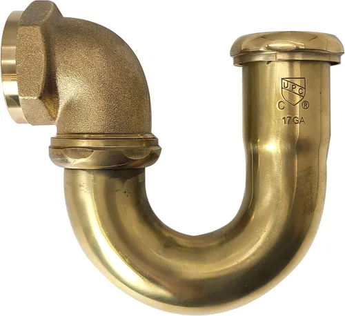 Miniatura 5 de Westbrass A402LA-12 1-1/2" Latón LA Code P-Trap, bronce aceitado