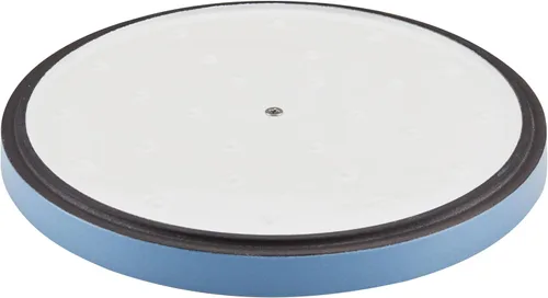 Miniatura 14 de KitchenAid - Horno holandés/cacerola de hierro fundido esmaltado, 6 cuartos de galón, Azul Terciopelo