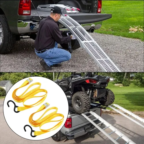 Miniatura 7 de Correa de seguridad de rampa de repuesto para carga ATV 2pack