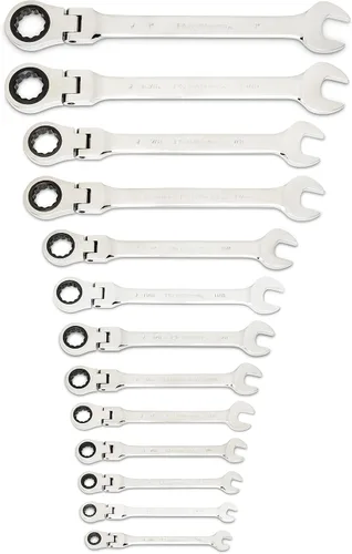 Miniatura 7 de GEARWRENCH Juego de llaves de trinquete combinadas flexibles de 25 piezas, SAE/MM - 86730