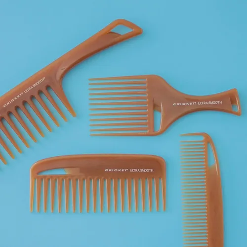 Miniatura 5 de Cricket Peine Ultra Suave para Cabello para Dar Volumen, Desenredar y Reducir el Encrespamiento - Enriquecido con Argán, Aceite de Oliva y Queratina