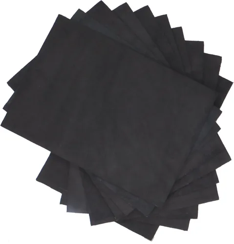 Láminas de gamuza de calidad superior de 8,5 pulgadas x 12 pulgadas con la parte de atrás con autoadhesivo muy fuerte. Ideal para hacer suelas para