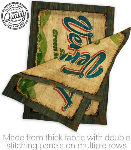 Miniatura 7 de Americana Home & Garden Vermont Vintage Burlap Garden House Flag Set Regional States American Territories Republic Country Particular Area
