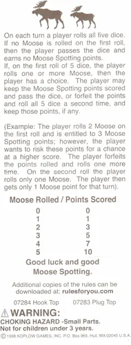 Miniatura 3 de Koplow Games Juego de dados de alce