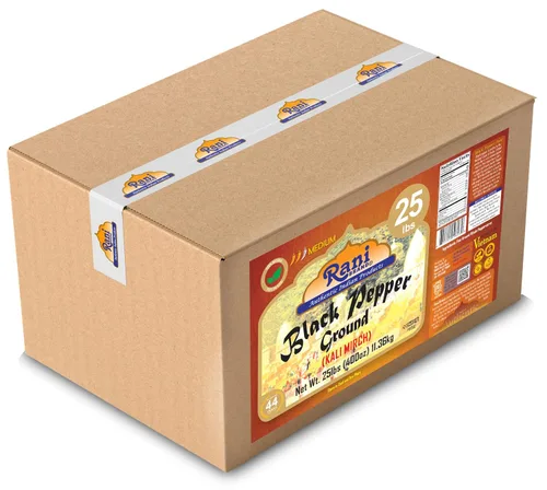 Miniatura 5 de Rani - Polvo fino de pimienta negra de 80 malla, 400 onzas, caja a granel de 25.0 lbs ~ Todo natural Vegano Apto para gluten Sin OMG Kosher