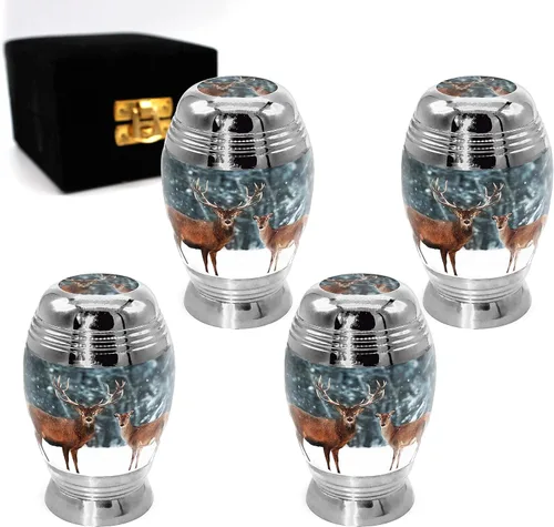 Miniatura 19 de Aurora Borealis Urna de cremación para cenizas para adultos, hombres y mujeres, Urnas de cremación personalizadas para cenizas humanas, urnas