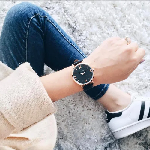 Miniatura 6 de Wristology Easy Change Band Large Face Roman Numerals Boyfriend Womens Watch - Interchangeable Strap - Large Easy to Read Analog Dial Unisex