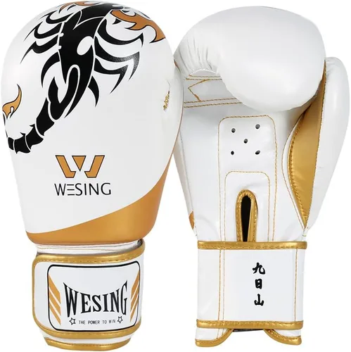 Miniatura 9 de Wesing - Guantes de boxeo para niños y niñas, guantes de boxeo de 6 onzas para niños de 5 a 12 años, guantes de entrenamiento de boxeo para hombres