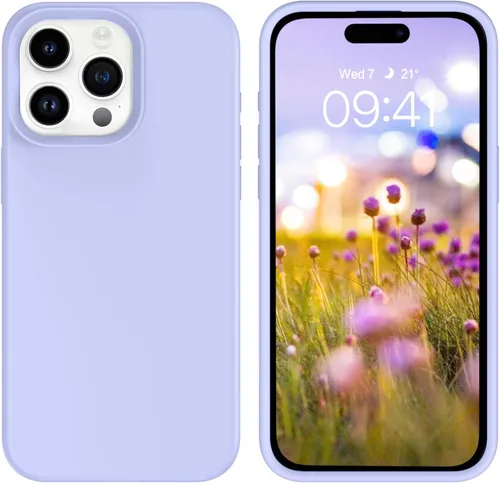 Miniatura 231 de GUAGUA Funda compatible con iPhone 17 Pro Max de 6.9 pulgadas, silicona líquida, goma de gel suave, delgada, forro de microfibra delgada